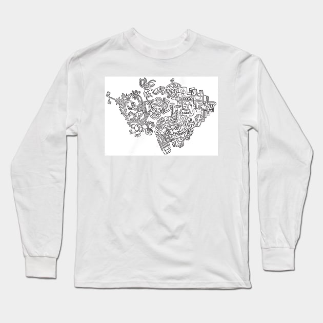 Dreamscape Long Sleeve T-Shirt by quiet paws